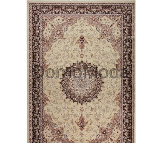 Высокоплотный ковер Royal Esfahan 3403A Cream-Brown Купить в интернет магазине ДомоМода Высокоплотный ковер Royal Esfahan 3403A Cream-Brown - высокое качество по лучшей цене в Украине